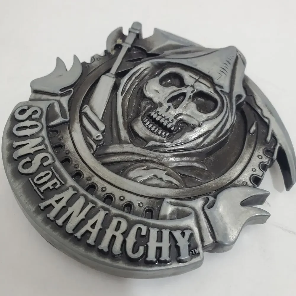 Sons of Anarchy Metal Belt Buckle Fan Gear Motorcycle Biker